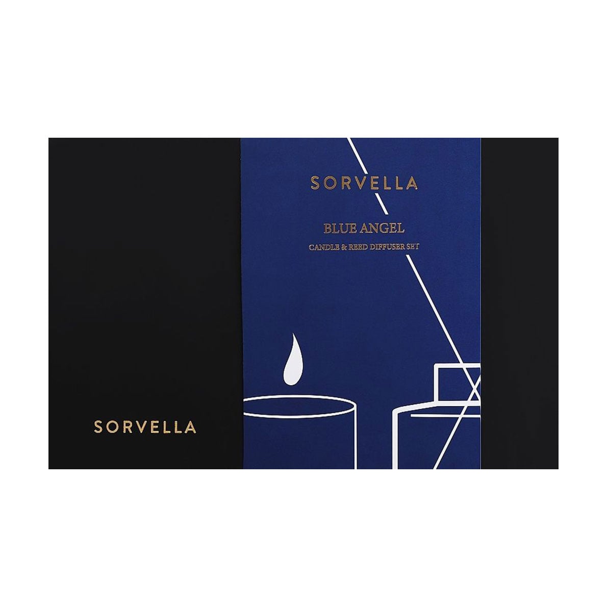 Уцінка! Парфумований набір Sorvella Perfume Blue Angel (аромадифузор, 120 мл + парфумована свічка, 170 г)
